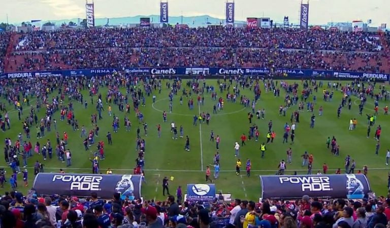 El Estadio Alfonso Lastras una vez más presente en la violencia en el futbol mexicano