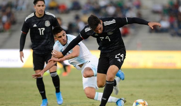 Empate entre México y Argentina Sub-22