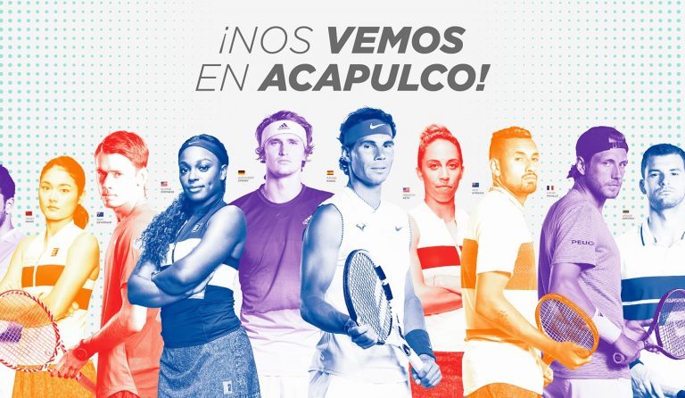 El Abierto Mexicano de Tenis 2020 contará con grandes estrellas