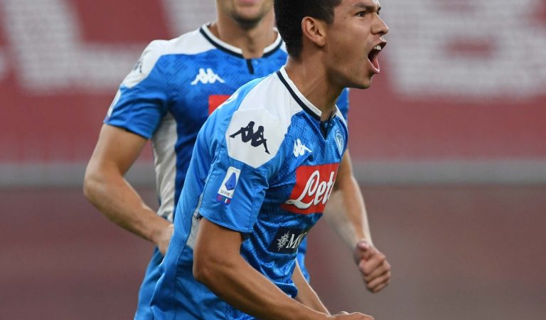 Hirving Lozano volvió a anotar con el Napoli