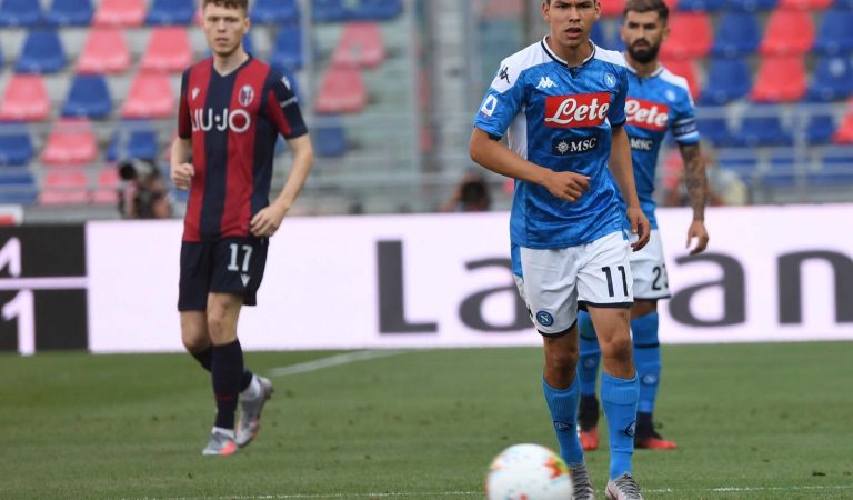 Con dificultad, Napoli empató contra el Bologna