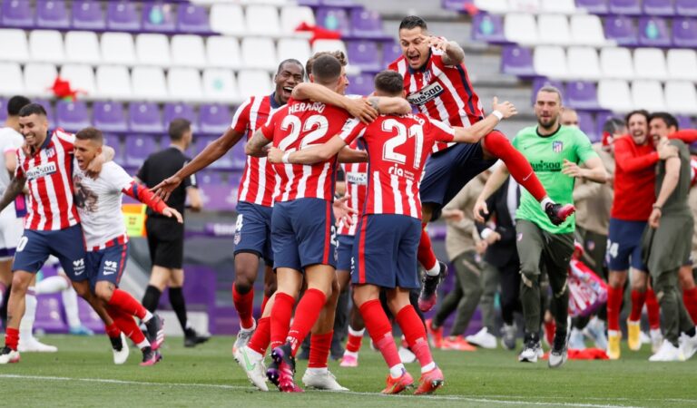 Atlético de Madrid es el campeón de la temporada 2020-21 en España