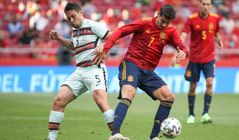 España empató sin goles ante Portugal rumbo a la Eurocopa 2020