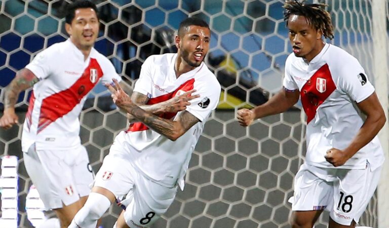 Perú obtiene su primera victoria en la Copa América 2021 al imponerse a Colombia
