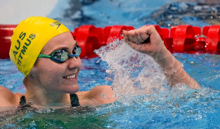 Ariarne Titus es la nueva campeona en los 200 metros libres; Katie Ledecky gana los 1500m libres