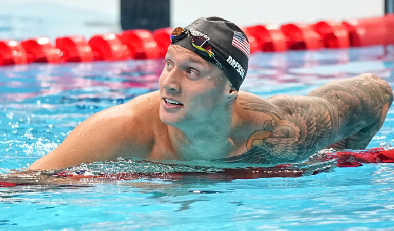 Caeleb Dressel y Emma McKeon ganan los 50m e imponen récord Olímpico