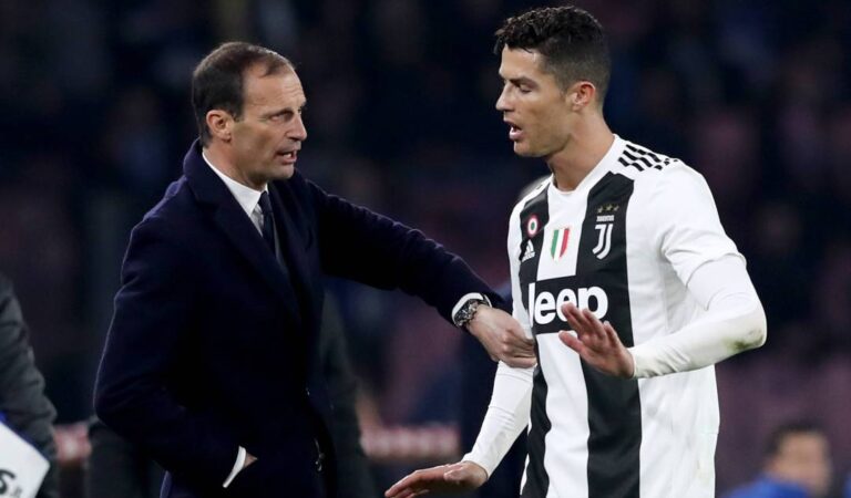 “Cristiano me ha dicho que se queda”: Massimiliano Allegri