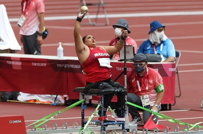 Gloria Zarza se bañó de gloria al conseguir la plata en lanzamiento de bala en los Paralímpicos Tokio 2020