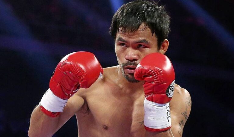 Manny Pacquiao colgó los guantes de box