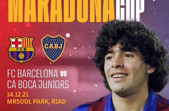 Barcelona y Boca Juniors rendirán homenaje a Diego Maradona