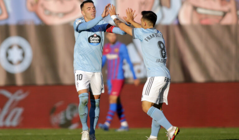 Iago Aspas encabeza la remontada del Celta de Vigo y logran un empate épico ante Barcelona