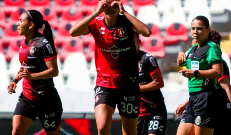 Atlas Femenil pega primero en las semifinales de la Liga MX Femenil