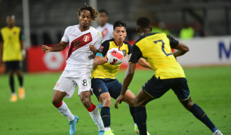 Perú rescató el empate ante Ecuador en las eliminatorias rumbo a Qatar 2022