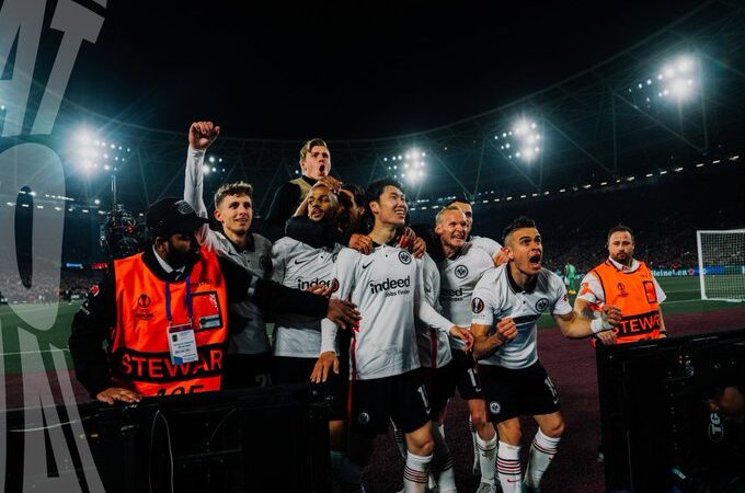 Eintracht Frankfurt se impone en Londres en la ida de la Europa League