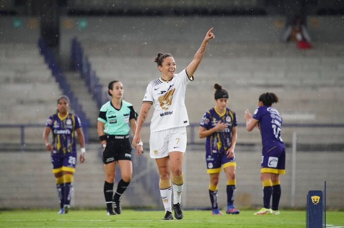 Pumas se afianza en los tres primeros lugares de la clasificación general en la Liga MX Femenil tras vencer a San Luis