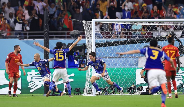 Japón se quedó con el liderato del Grupo E de Qatar 2022 tras vencer a España