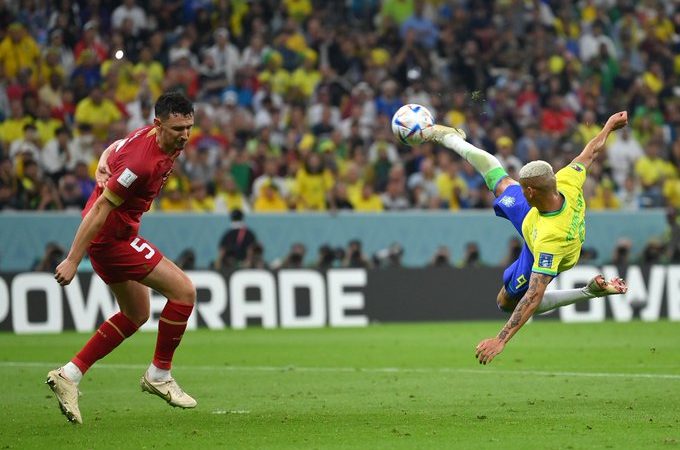 Richarlison gana al mejor gol en Qatar 2022