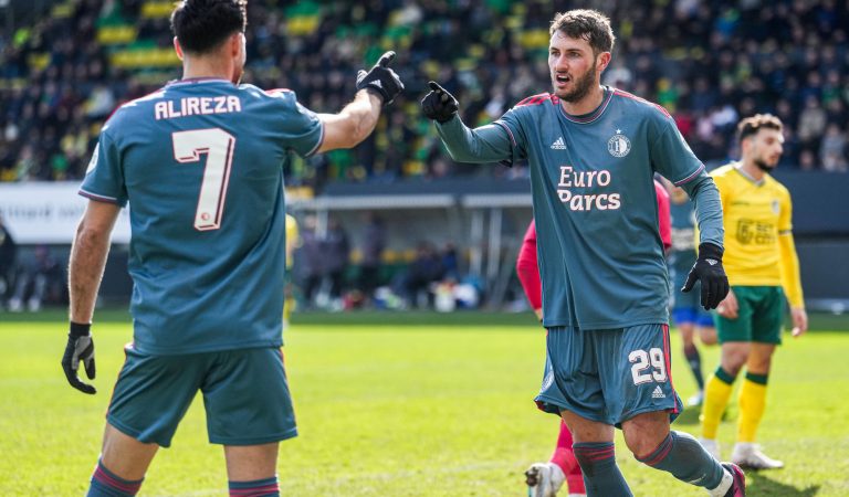 Santiago Giménez marcó en la victoria del Feyenoord sobre el Fortuna Sittard