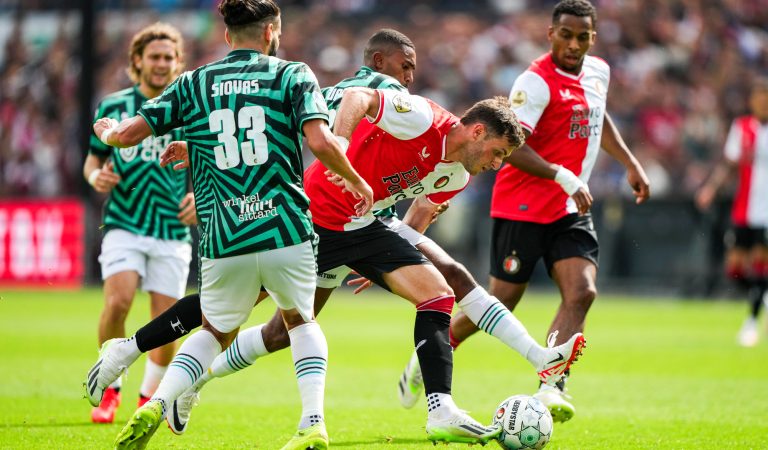 Debut del Feyenoord y Santiago Giménez con empate en la Eredvisie