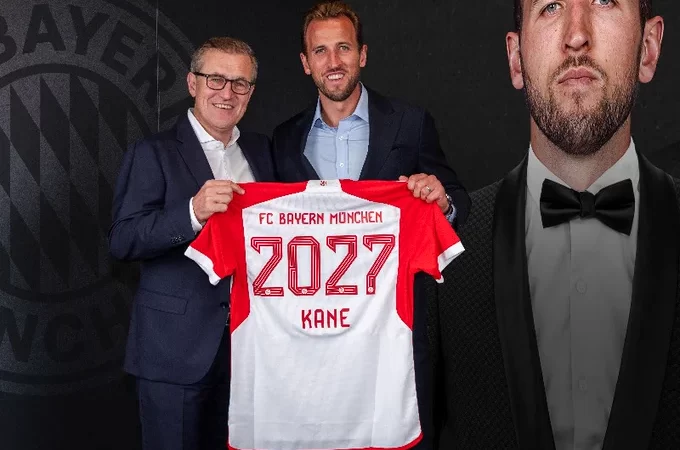 El Bayern Múnich confirmó la llegada estelar de Harry Kane