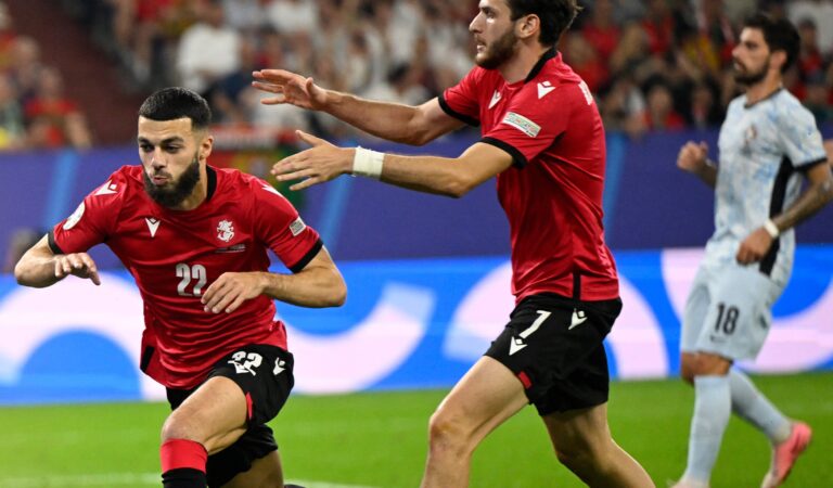 Georgia sorprende a Portugal en el último juego de la fase de grupos de la Euro 2024