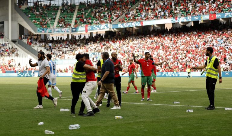 Argentina cayó ante Marruecos con polémica en el inicio del futbol en los Juegos Olímpicos París 2024
