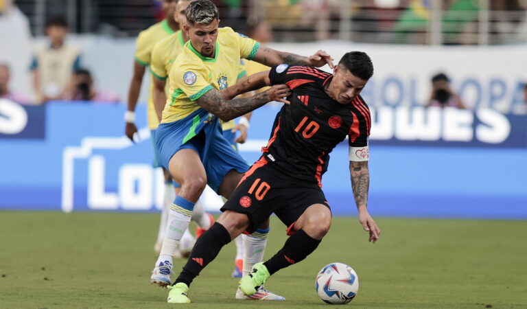 Brasil y Colombia reparten puntos en el cierre de la fase de grupos en la Copa América 2024