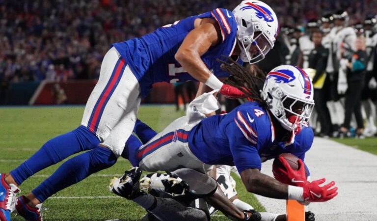 Buffalo Bills aplastó a Jacksonville Jaguars y se pone en la cima de la AFC Este