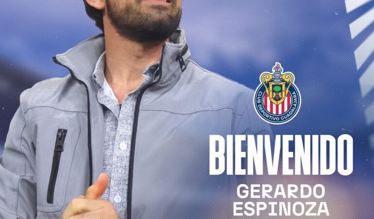 Chivas de Guadalajara confirmó la llegada de Gerardo Espinoza como su nuevo entrenador